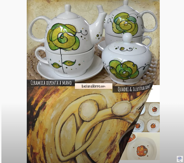 hand painted ceramics & tango paintings ▶️ video&nbsp;catalogue