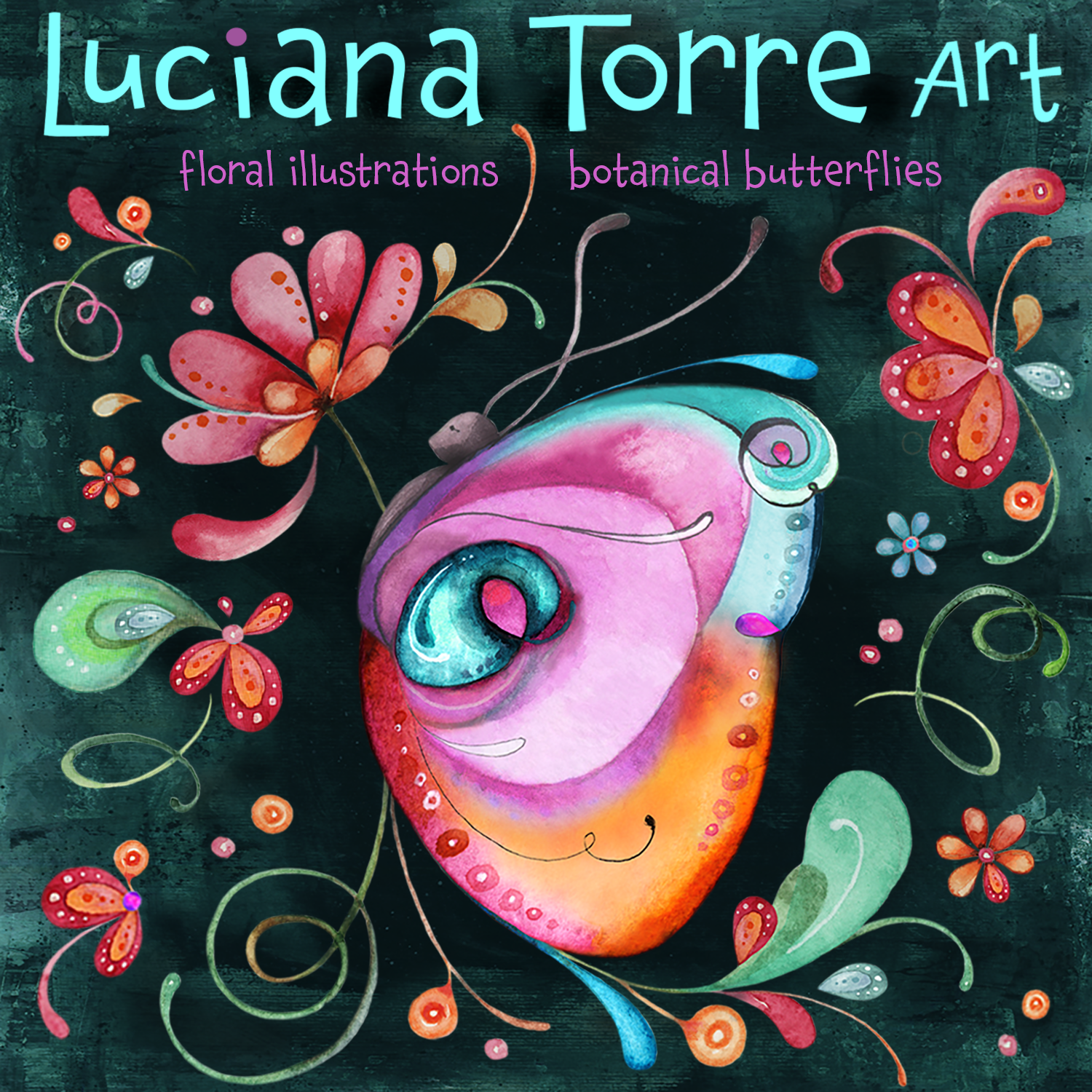 Luciana Guadalupe Torre is a freelance illustrator based in Lucca, Italy, who specializes in watercolor floral illustrations and botanical patterns. Luciana Guadalupe Torre is a fine artist and illustrator, freelance graphic designer, and surface pattern designer with a passion for hand-drawn lettering. As a commercial artist she creates joyful and flowery art for products. Her niche of expertise are modern flowers, birds and butterflies designs