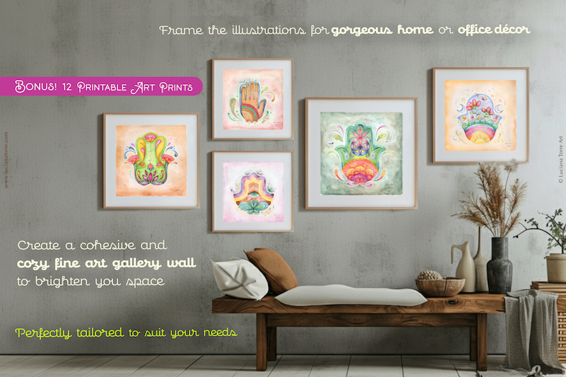 2026 Calendar Printable. 12 Botanicals Florals Prints. Digital Planner. Wall Art Decor Gift for Women